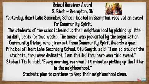 Creating a News Report