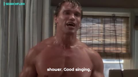 Girl walks in on Arnold Schwarzenegger in the shower 😳