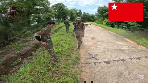 🚁🔥 Myanmar War | Thayet PDF Units Drone Bomb Junta Base Camp Attack on July 11 | RCF