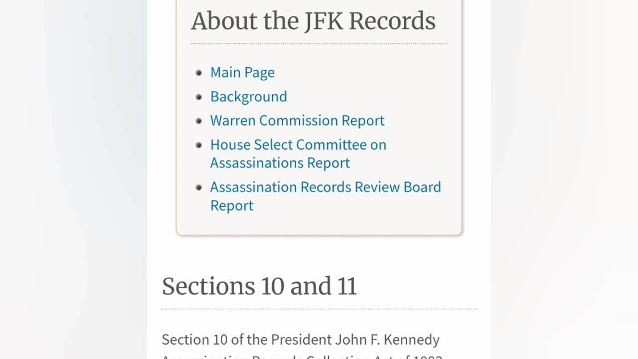 JFK Files Were Finally Released
