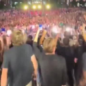 Students at Liberty University gathered to celebrate and praise Jesus