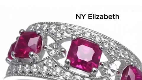 Ruby & Diamond Milgrain Ring