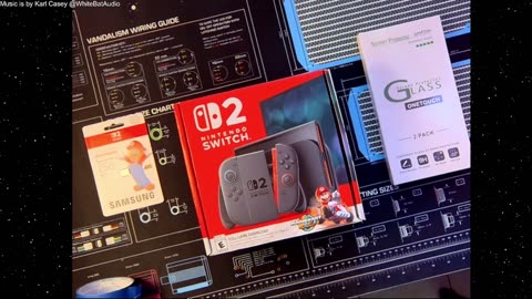 Switch 2 uneven uneventful unboxing plus glass screen protector install