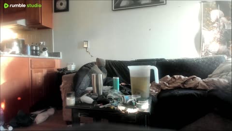 Busting a cum on a livestream