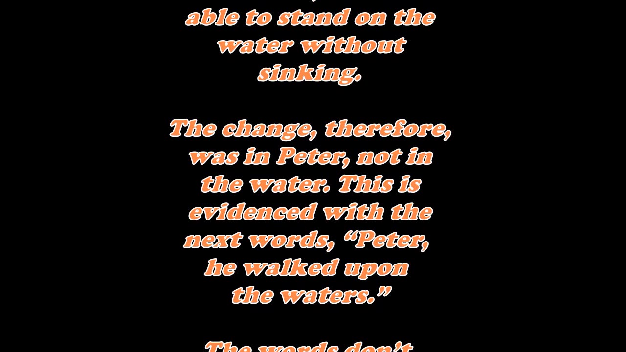 Matthew 14:29 - Daily Bible Verse Commentary