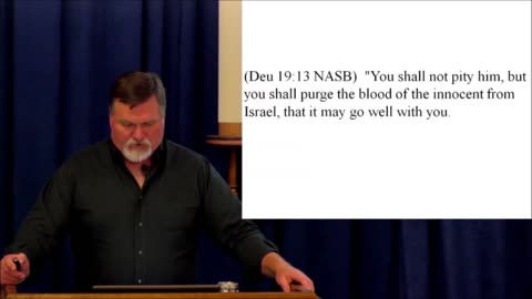 Deuteronomy 19 - Murderers and how false accusers are to be dealt with. 2023