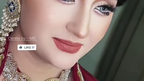 You look so beautiful, after applying, make up