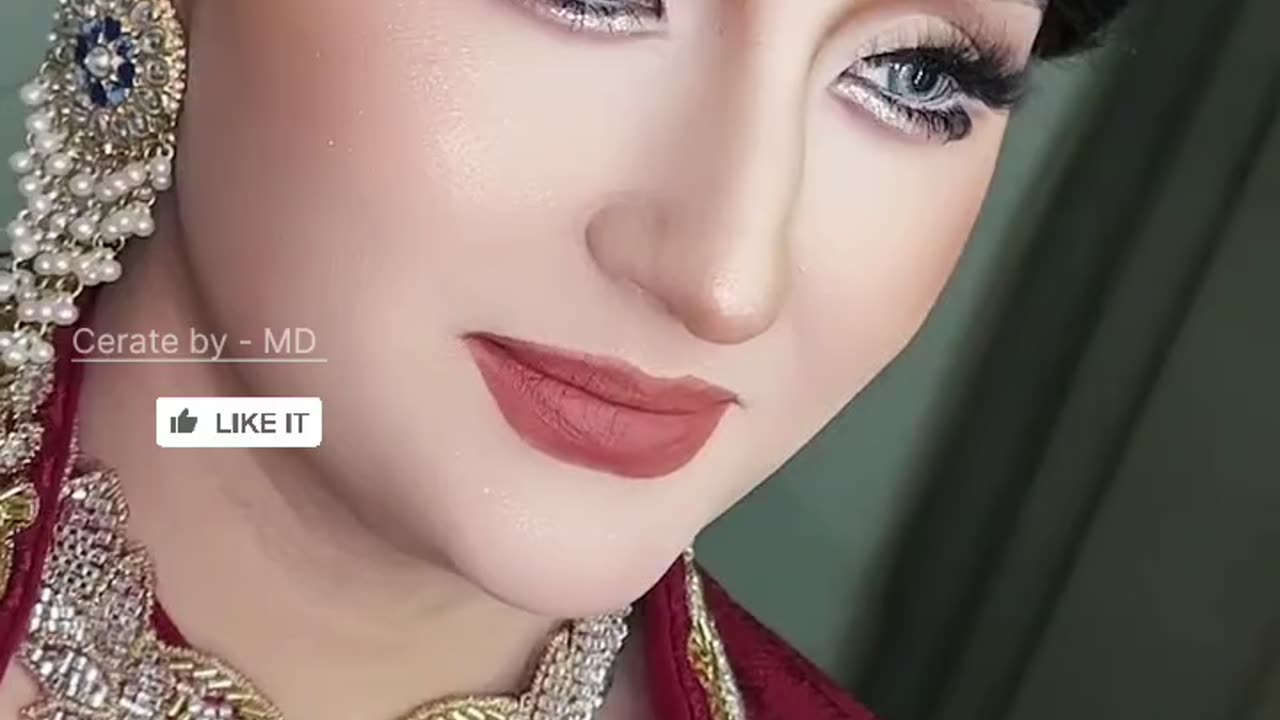 You look so beautiful, after applying, make up