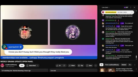 LoudMouthHussy Aug 17, 2025 | Morning Stream (with chat)