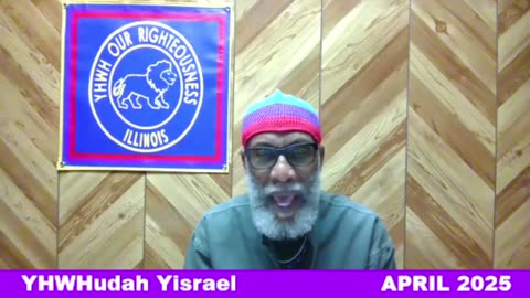 Sabbath with YHWH OUR RIGHTEOUSNESS Chicago [Friday, May 9, 2025] 8:00 p.m. Central/9:00 p.m. Eastern (Jews are Edomites, descendants of Esau. Jews are not Yisraelites)