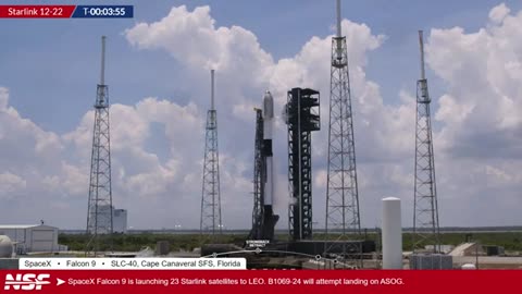 SpaceX Falcon 9 Launches Starlink 12-22 Mission