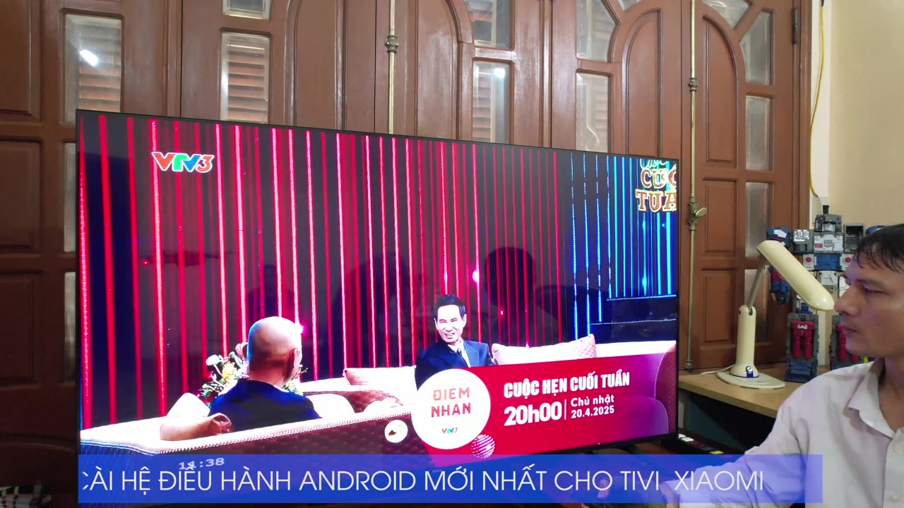 Lắp tivi xiaomi A Pro 65 inches tại ngõ 282 Đà Nẵng