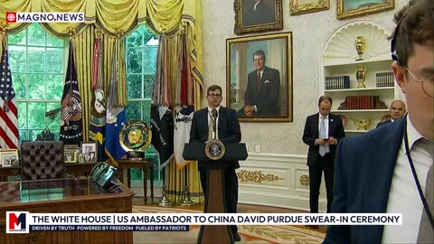 President Trump hosts US Ambassador to Communist China David Purdue Swear-in Ceremony [LIVE]