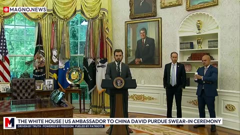 President Trump hosts US Ambassador to Communist China David Purdue Swear-in Ceremony [LIVE]
