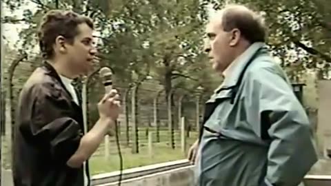 Ernst Zundel and David Cole in Auschwitz