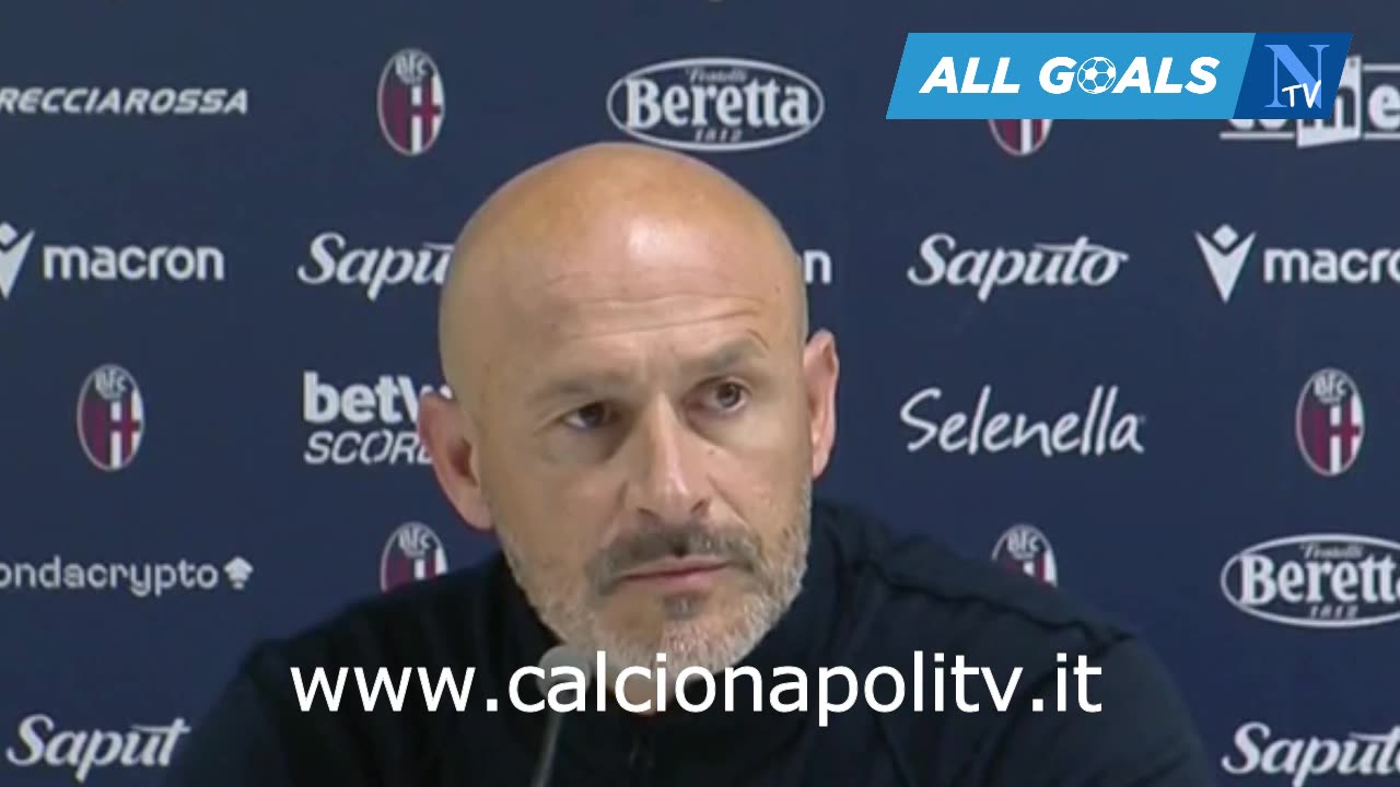 Bologna-Napoli 1-1 7/4/25 conferenza stampa Vincenzo Italiano