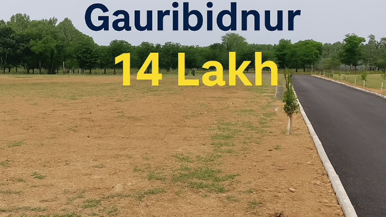सपनों की संपत्ति उपलब्ध है सम्पर्क करे || DREAM PROPERTYFOR SALE 30x40 Plot Gauribidnur14 Lakh
