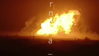 Omsk, Rostovka, the moment of the gas pipeline explosion!