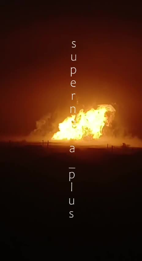 Omsk, Rostovka, the moment of the gas pipeline explosion!