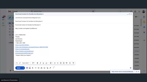 Post Email Content On Rumble And Monetize It