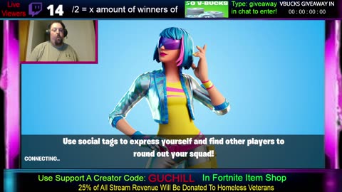 Fortnite Giveaway 50 Vbucks to Several Winners Every 60 Minutes