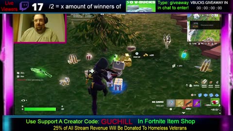 Fortnite Giveaway 50 Vbucks to Several Winners Every 60 Minutes