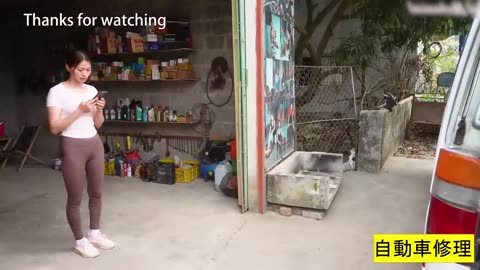 A Enginering Girl Prepare car fix Part2