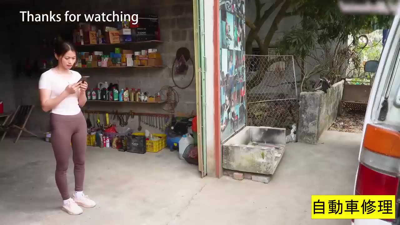 A Enginering Girl Prepare car fix Part2