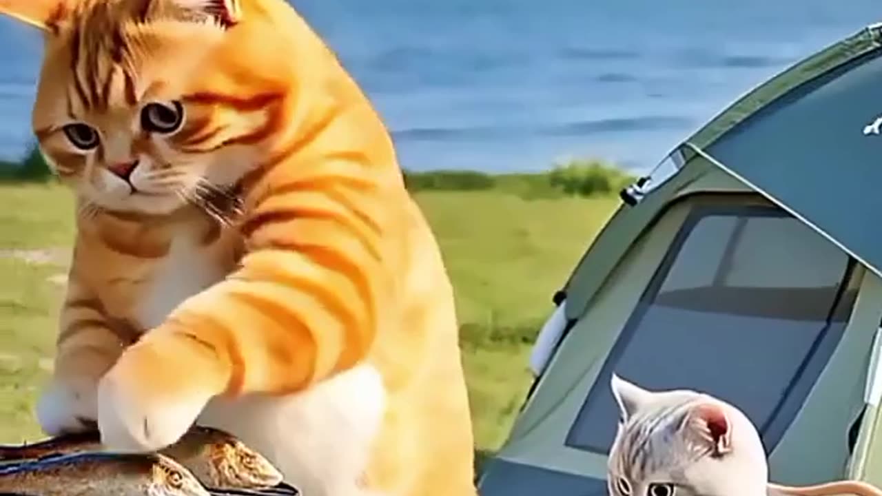 AI CAT VIDEOS.#cat #funny #ai #shortvideo #entertainment