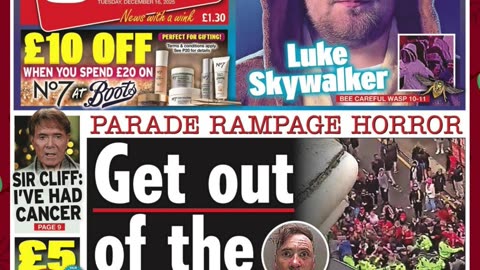 🔥Headlines Tuesday 16th December 2025 Newspaper Headlines 🎉📰#britishpress #breakingnews