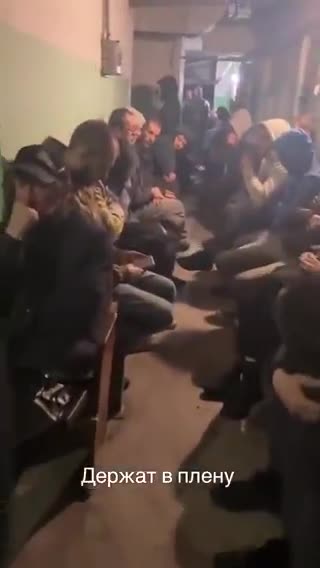 Pen for the mobilized in Kiev.