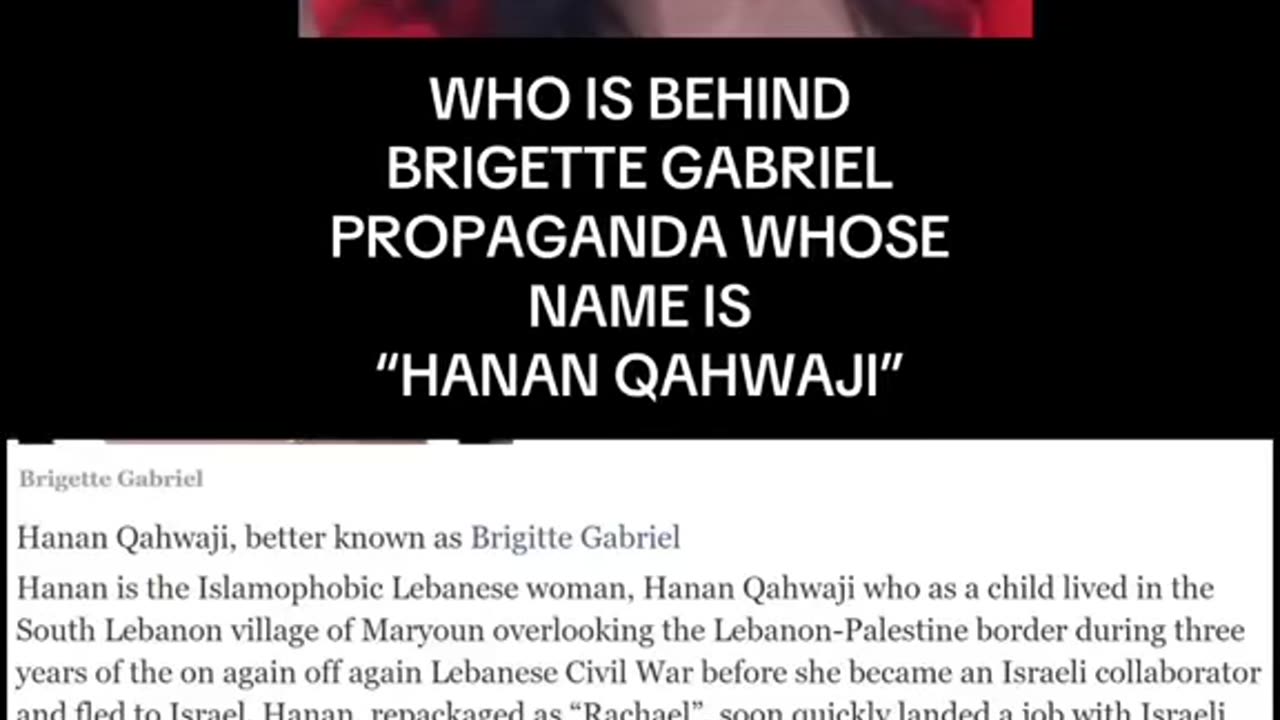 Who is Brigette Gabriel?