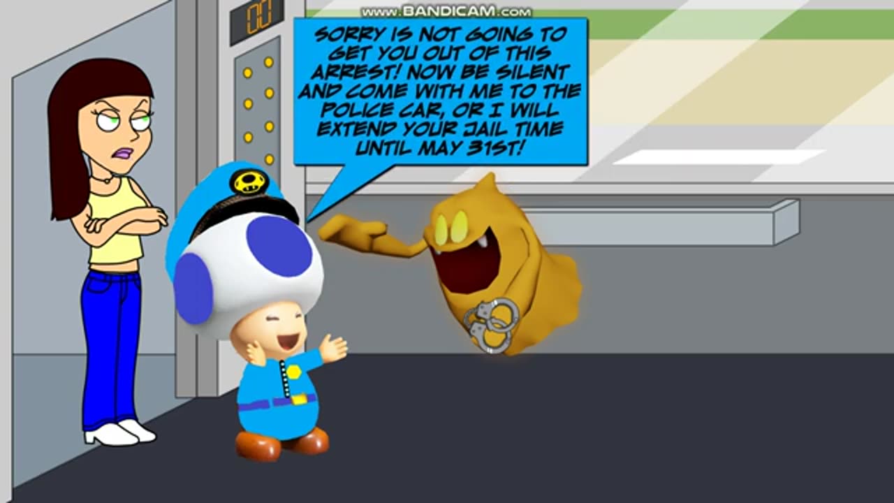 Gold Ghost Prank Calls the Elevator Emergency Services on April Fools Day/Arrested/Grounded