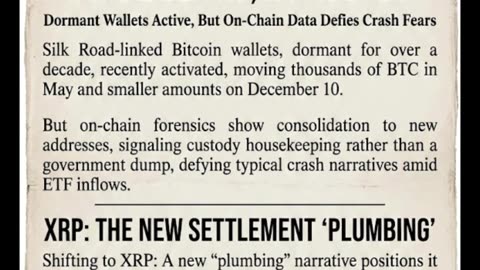 Breaking Crypto News Alert! Silk Road Bitcoin wallets from over a decade ago just woke up