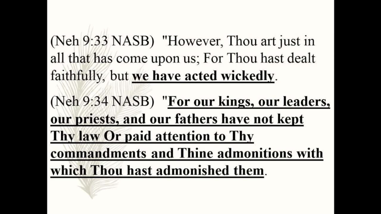 "acting wickedly" - A Scriptural Definition