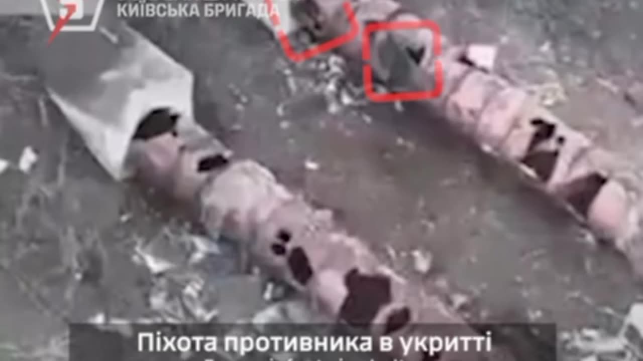 Fighting Continues Around an Entrance to the Ruins of a Pipeline