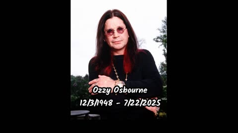 7/26/25. Ozzy Osbourne, Black Sabbath, Plasmatics, James, Falco, Erasure, The Cars, Madonna & more...