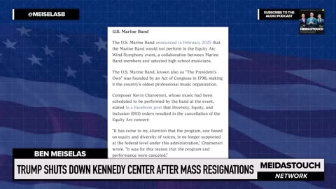 Trump SHUTS DOWN Kennedy Center after MASS RESIGNATIONS!!!