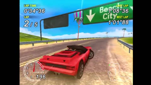 Arcade Racing Legends Time Attack Beach 5 Laps