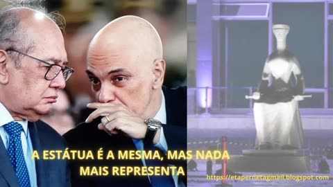 A ESTÁTUA É A MESMA, MAS NADA MAIS REPRESENTA