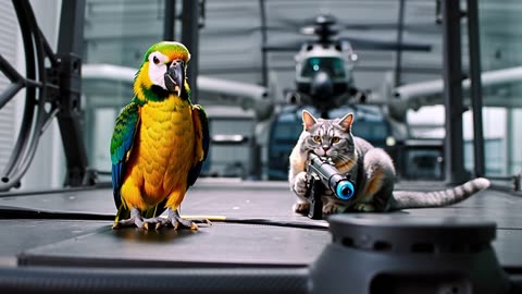 AI Fusion | Parrot & Cat