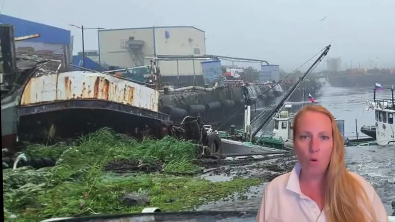 TSUNAMI is CRASHING through the PACIFIC ! RUSSIA's NUCLEAR SUBMARINE PORT DAMAGED