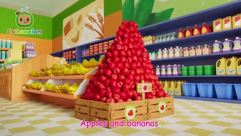 Breaking: Apples & Bananas Grocery Store Song! | CoComelon Nursery Rhymes & Kids