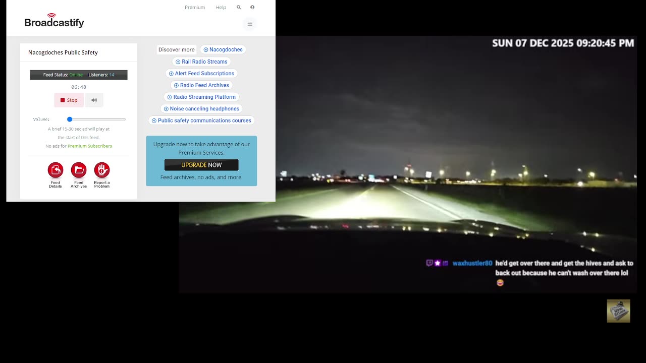 Live Stream Part 2 BC Scanner