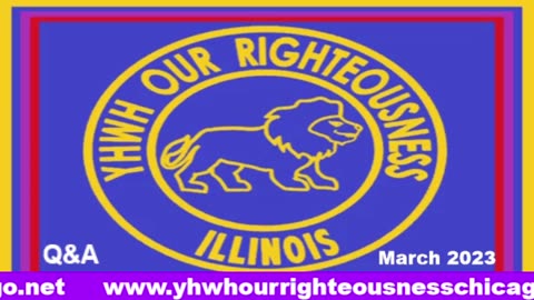 Sabbath with YHWH OUR RIGHTEOUSNESS Chicago [Friday, March 21, 2025] 8:00 p.m. Central/9:00 p.m. Eastern (Jews are Edomites, descendants of Esau)