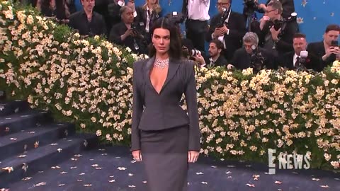 Kendall Jenner Stuns in Bold NSFW Business Look at Met Gala 2025