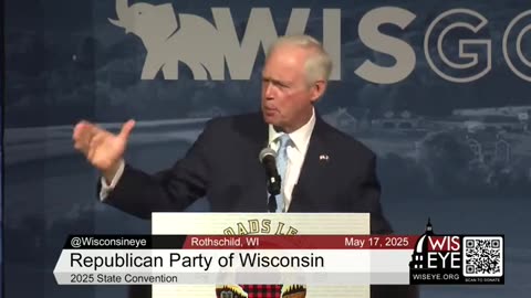 Senator Ron Johnson on Republican Party of Wisconsin Convention 5.17.25