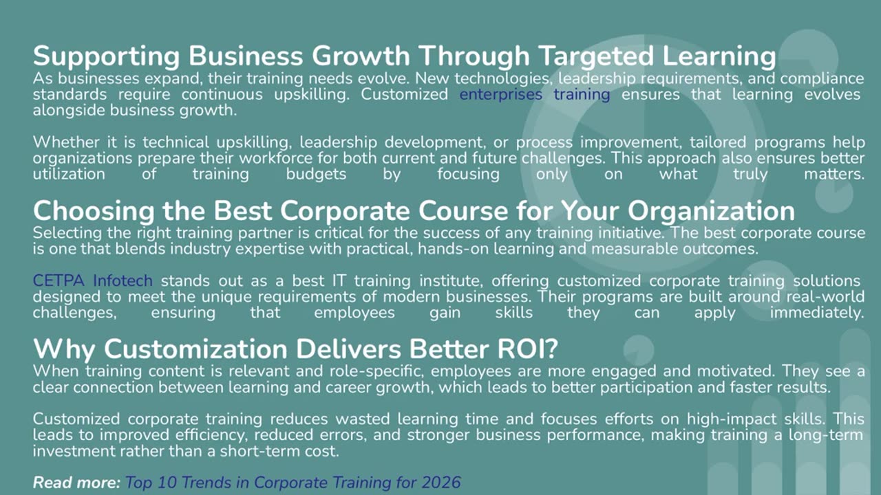 Customized Corporate Training Programs for Modern Businesses