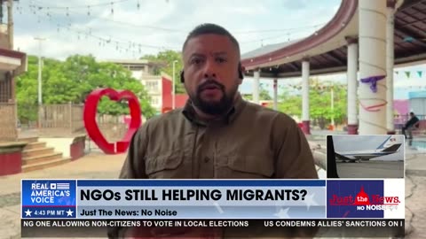 MIGRANTS ARE WAITING AT THE BORDER