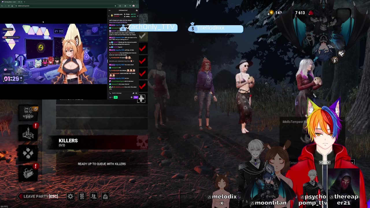 2v8 with friends maid stream at 1k!